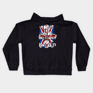 Let The Celebrations Be Gin King Charles Coronation Party Kids Hoodie